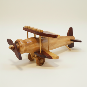 Handcrafted Wooden Airplane Model – Unique Aviation Decor