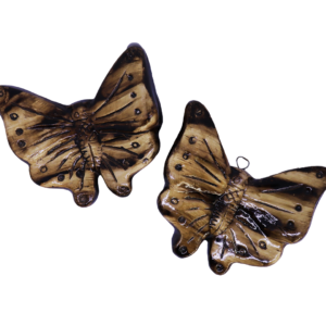 Handcrafted Gypsum Wall Butterflies Set (Set of 3)