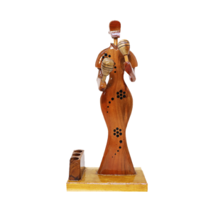 Big Musician Figurine with Pencil Holder - Maracas Motif