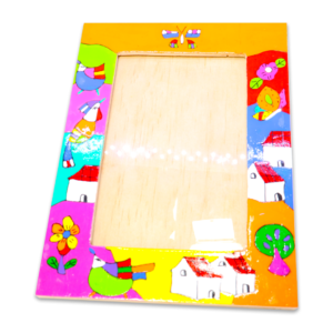 Hand-painted Wooden photo frame