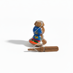 Handcrafted Wooden Capirucho (Balero) - Traditional Folk Toy